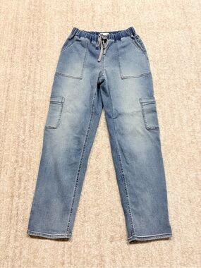 SO Light Blue Cargo Denim Jeans